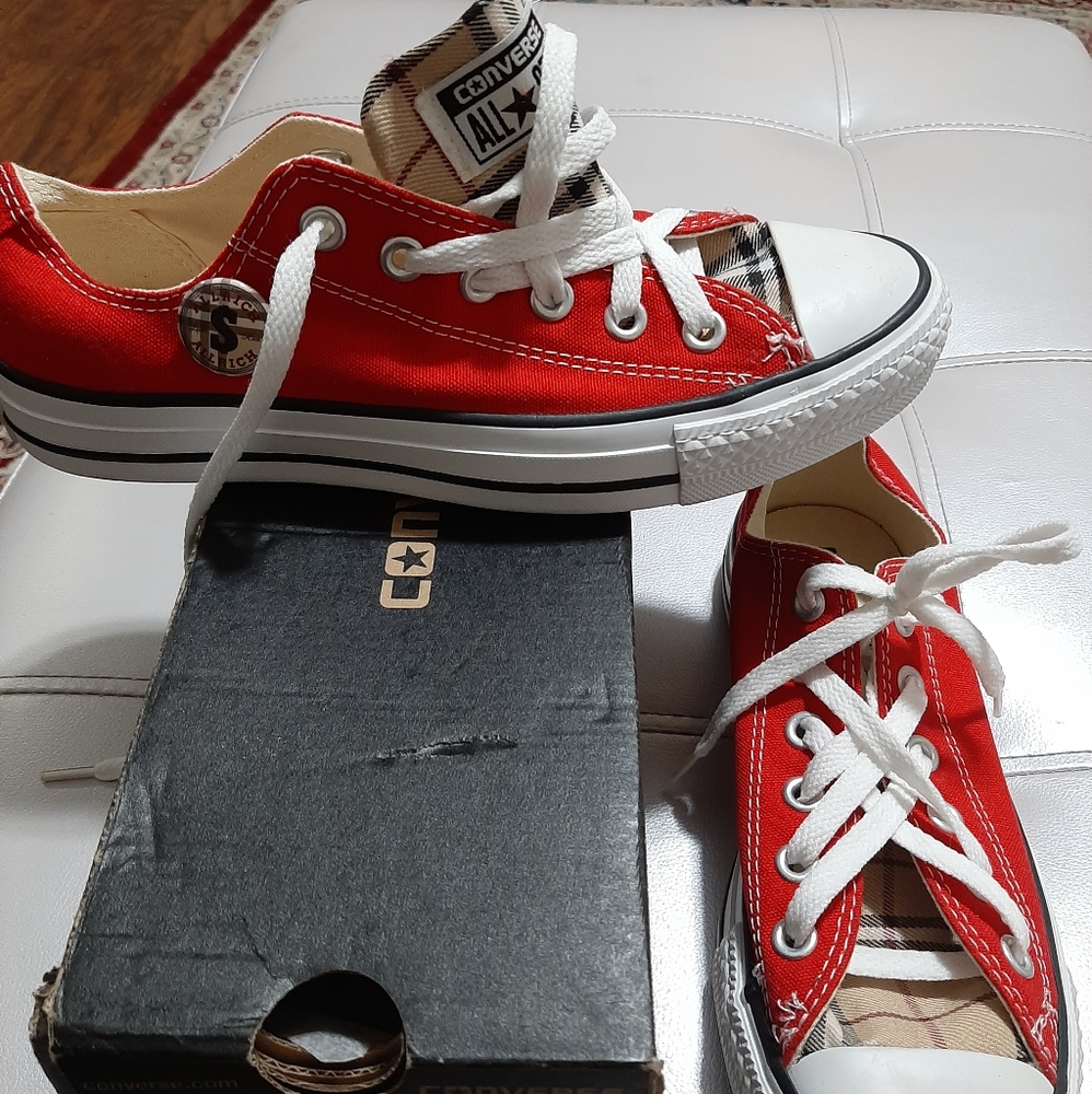 Custom Burberry converse